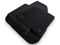 Genuine Alcantara Floor Mats for Ferrari 599 Coupe 2006-2012 Black ER56 Design - AutoWin