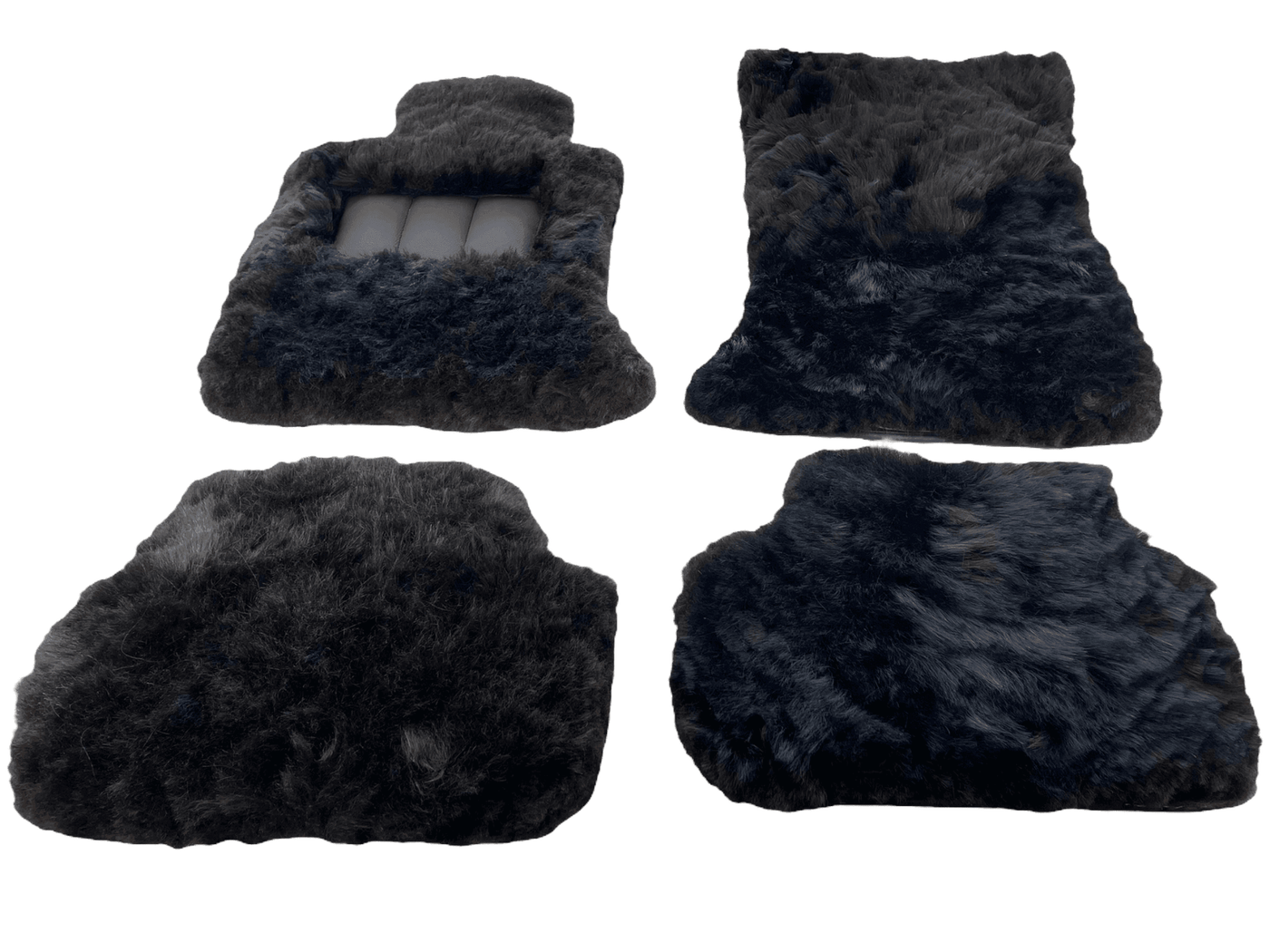 Genuine Sheepskin Floor Mats Rolls Royce Phantom VIII (2017-2024) ER56 Design Brand - AutoWin