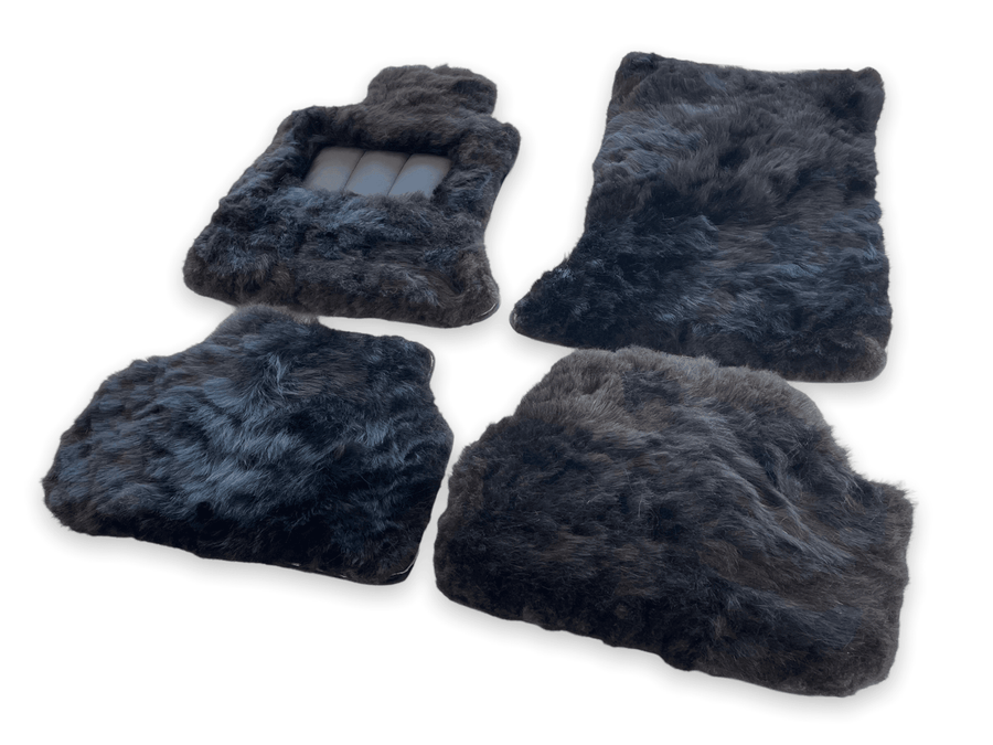 Genuine Sheepskin Floor Mats Rolls Royce Shadow 1965-1977 Er56 Design Brand - AutoWin