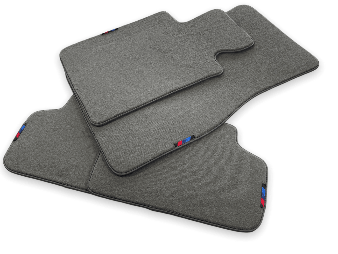 Gray Floor Mats For BMW 5 Series E60 With M Package AutoWin Brand - AutoWin