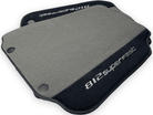 Gray Floor Mats For Ferrari 812 Superfast With Alcantara Leather - AutoWin