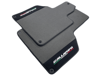 Gray Floor Mats for Lamborghini Gallardo With Alcantara Leather - AutoWin