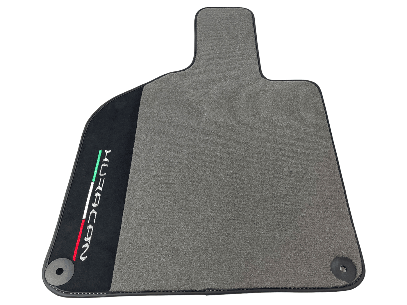Gray Floor Mats for Lamborghini Huracan With Alcantara Leather - AutoWin