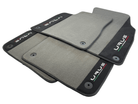 Gray Floor Mats For Lamborghini Urus With Alcantara Leather - AutoWin