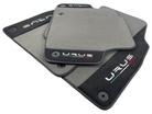 Gray Floor Mats For Lamborghini Urus With Alcantara Leather - AutoWin