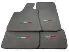 Gray Floor Mats For Maserati Ghibli 2013-2022 Italy Edition - AutoWin