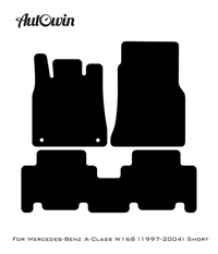 Gray Floor Mats For Mercedes Benz A-Class W168 (1997-2004) | Limited Edition - AutoWin