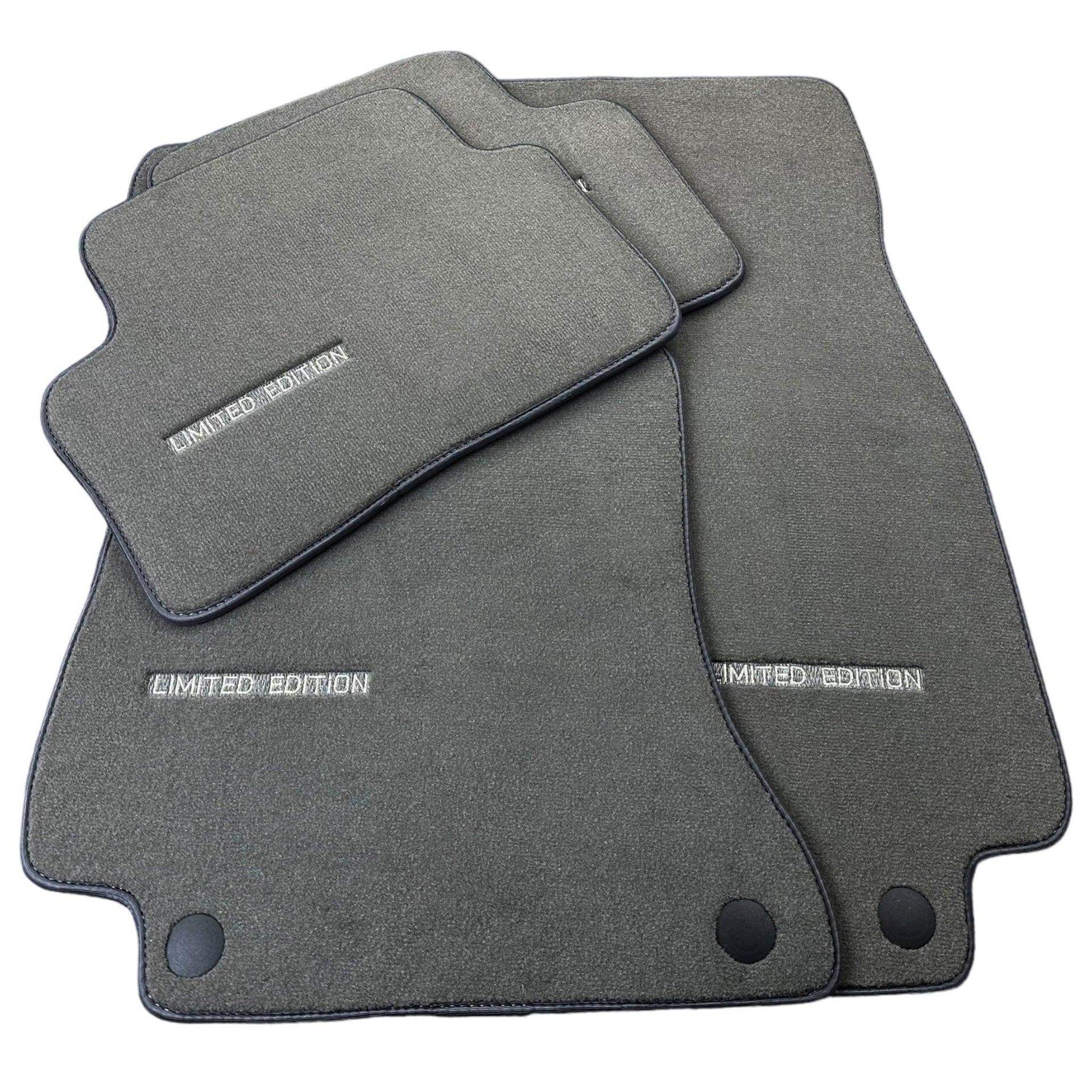 Gray Floor Mats For Mercedes Benz C-Class S205 Wagon Facelift (2018-2021) | Limited Edition - AutoWin