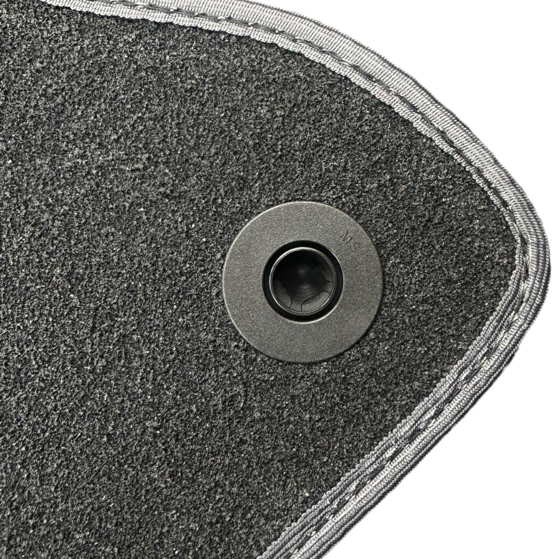 Gray Floor Mats For Mercedes Benz CLK-Class A208 Convertible (1998-2003) | Limited Edition - AutoWin