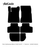 Gray Floor Mats For Mercedes Benz GLB-Class X247 (2020-2023) | Limited Edition - AutoWin