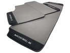 Gray Floor Mats For Tesla Model S With Alcantara Leather - AutoWin