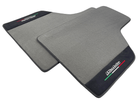 Gray Floor Mats Lamborghini Diablo 1990-2001 Alcantara Leather - AutoWin