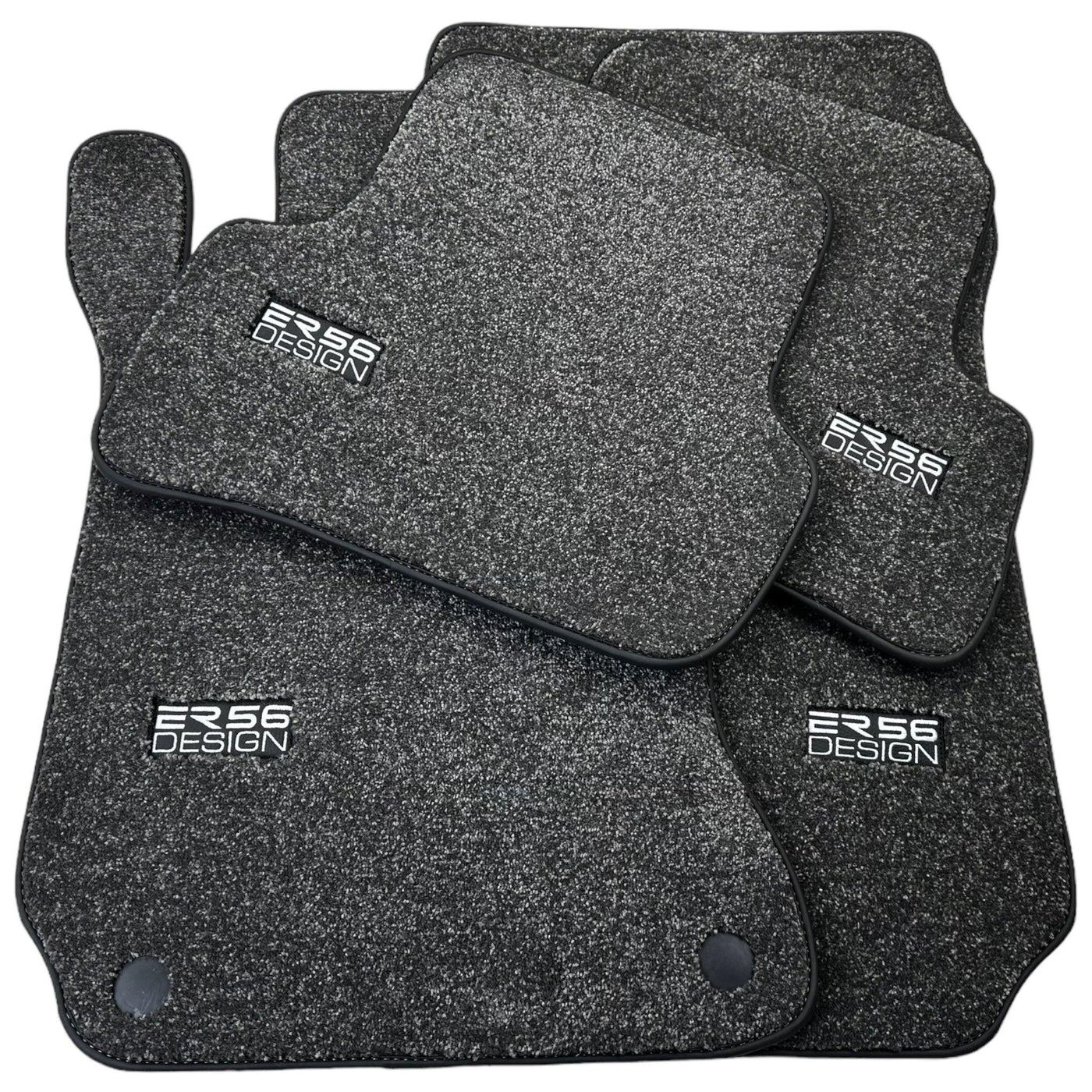 Gray Luxury Floor Mats For Mercedes Benz A-Class W177 Sedan (2019-2023) | ER56 Design - AutoWin