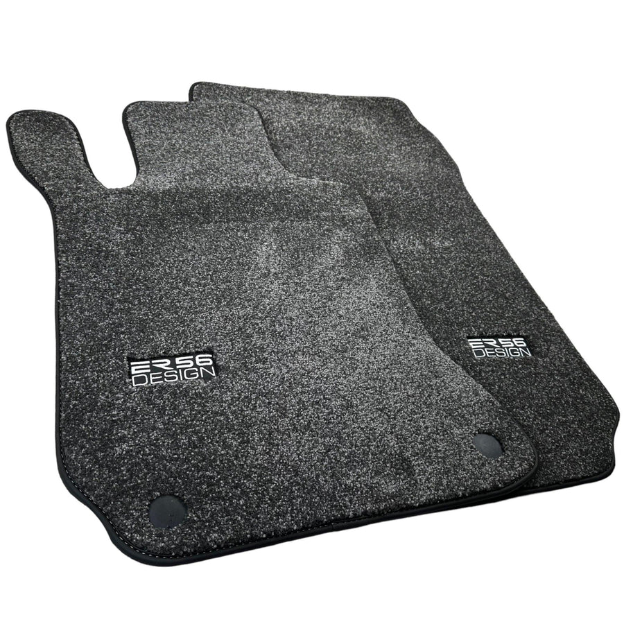 Gray Luxury Floor Mats For Mercedes Benz C-Class A205 Convertible (2016-2018) | ER56 Design - AutoWin