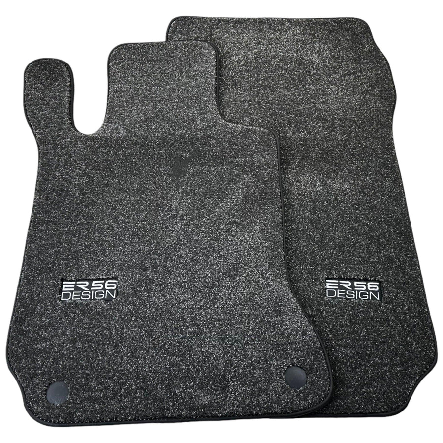 Gray Luxury Floor Mats For Mercedes Benz C-Class A205 Convertible (2016-2018) | ER56 Design - AutoWin