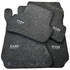 Gray Luxury Floor Mats For Mercedes Benz CLK-Class A209 Convertible (2003-2010) | ER56 Design - AutoWin