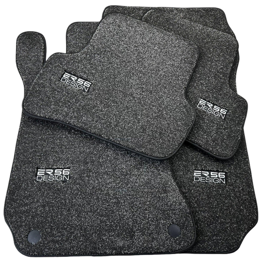 Gray Luxury Floor Mats For Mercedes Benz E-Class W124 Sedan (1985-1995) | ER56 Design - AutoWin