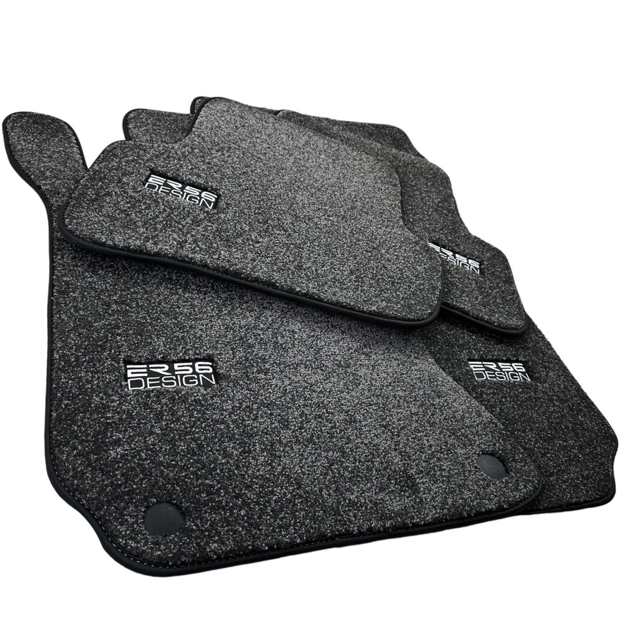 Gray Luxury Floor Mats For Mercedes Benz E-Class W124 Sedan (1985-1995) | ER56 Design - AutoWin