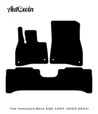 Gray Luxury Floor Mats For Mercedes Benz EQE-Class X294 (2023-2024) | ER56 Design - AutoWin