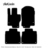 Gray Luxury Floor Mats For Mercedes Benz GLS-Class X167 (2019-2023) | ER56 Design - AutoWin