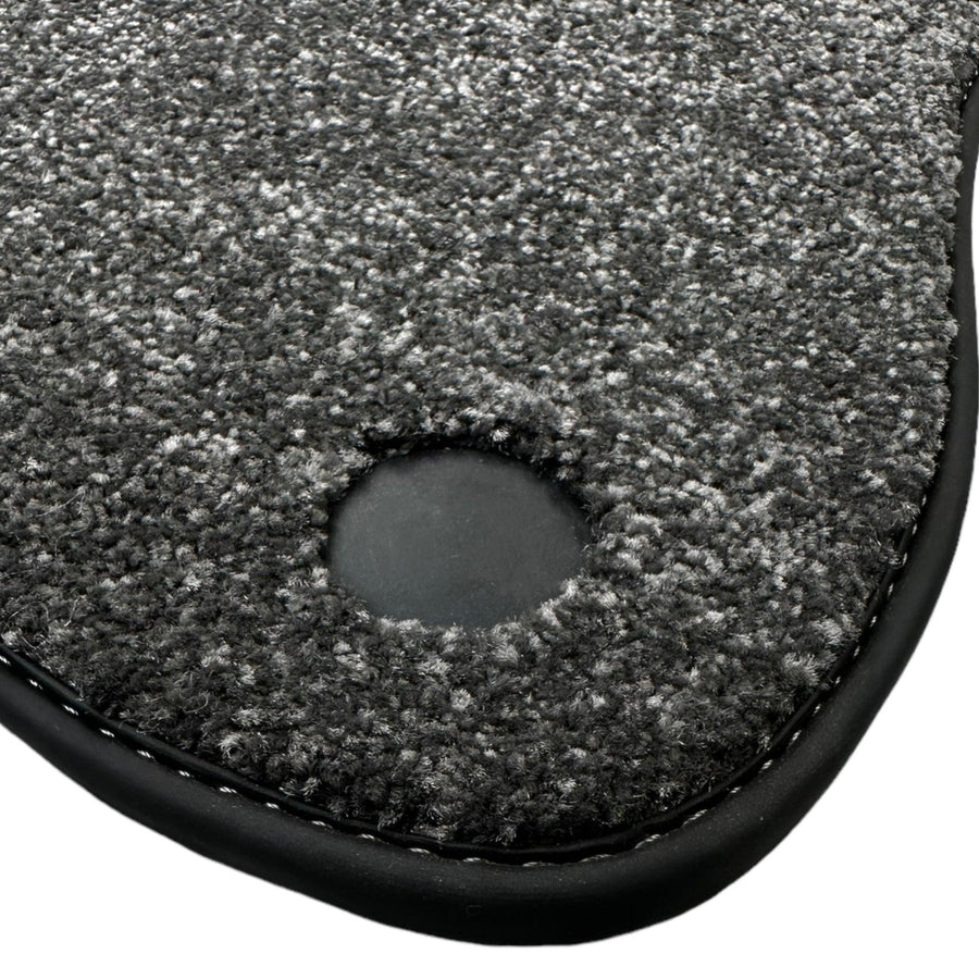 Gray Luxury Floor Mats For Mercedes Benz S-Class W126 (1979-1991) | ER56 Design - AutoWin
