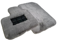 Gray Sheepskin Floor Mats For Bentley Mulsanne (2010-2020) Er56 Design Brand - AutoWin