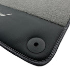 Grey Floor Mats For Bentley Mulsanne (2010-2020) with Leather - AutoWin