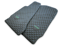 Leather Floor Mats For Aston Martin V8 Vantage (2005–2023) ER56 Design - AutoWin