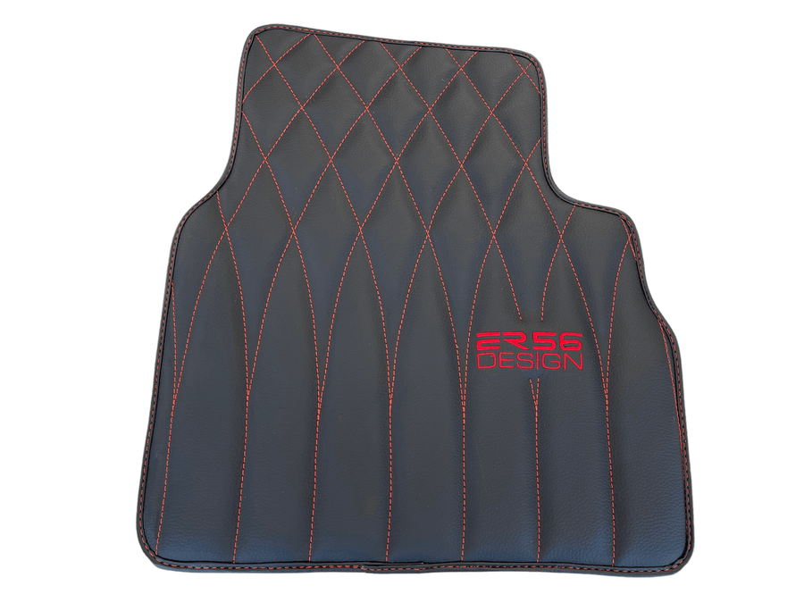Leather Floor Mats For Mercedes-Benz G Class 1990–2018 W463 ER56 Design - AutoWin