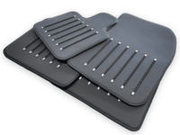 Leather Floor Mats For Rolls Royce Black Badge Phantom Drophead Coupe 2007–2016 Black - AutoWin