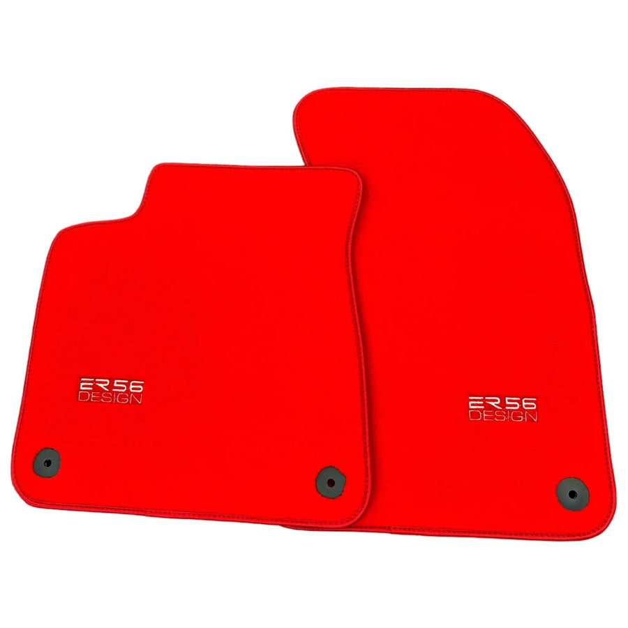 Red Floor Mats for Audi A3 - Convertible (2008-2013) | ER56 Design - AutoWin