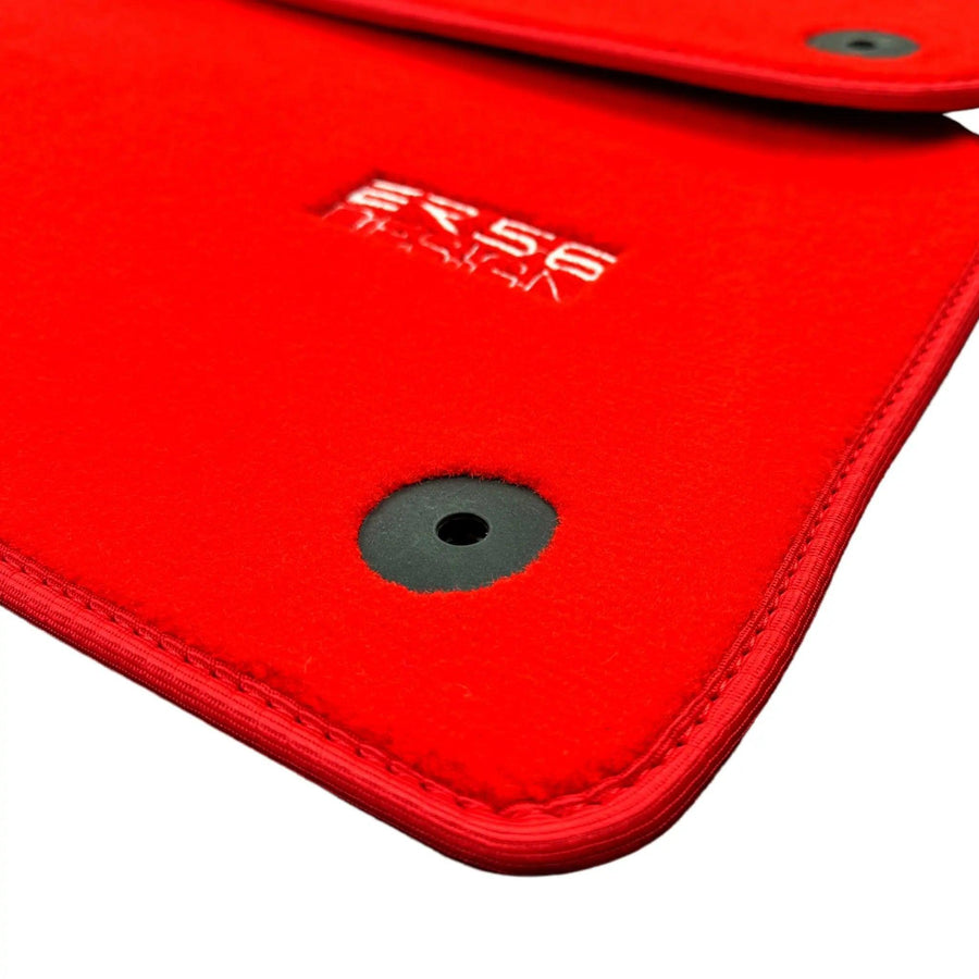 Red Floor Mats for Audi A8 D5 Long (2017-2023) | ER56 Design - AutoWin