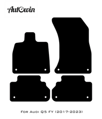 Red Floor Mats for Audi Q5 FY (2017-2023) | ER56 Design - AutoWin