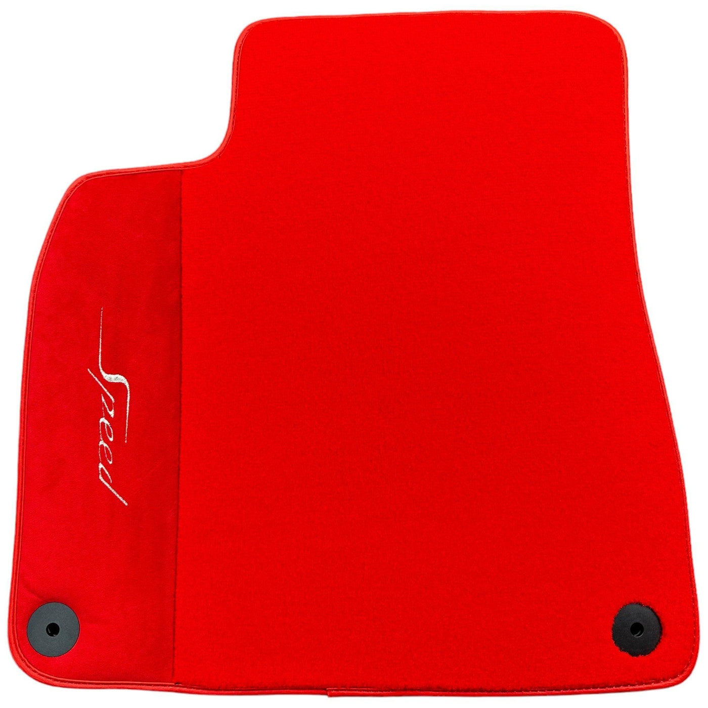 Red Floor Mats For Bentley Mulsanne (2010-2020) with Alcantara Leather - AutoWin