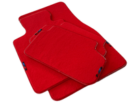 Red Floor Mats For BMW 6 Series F12 With M Package AutoWin Brand - AutoWin