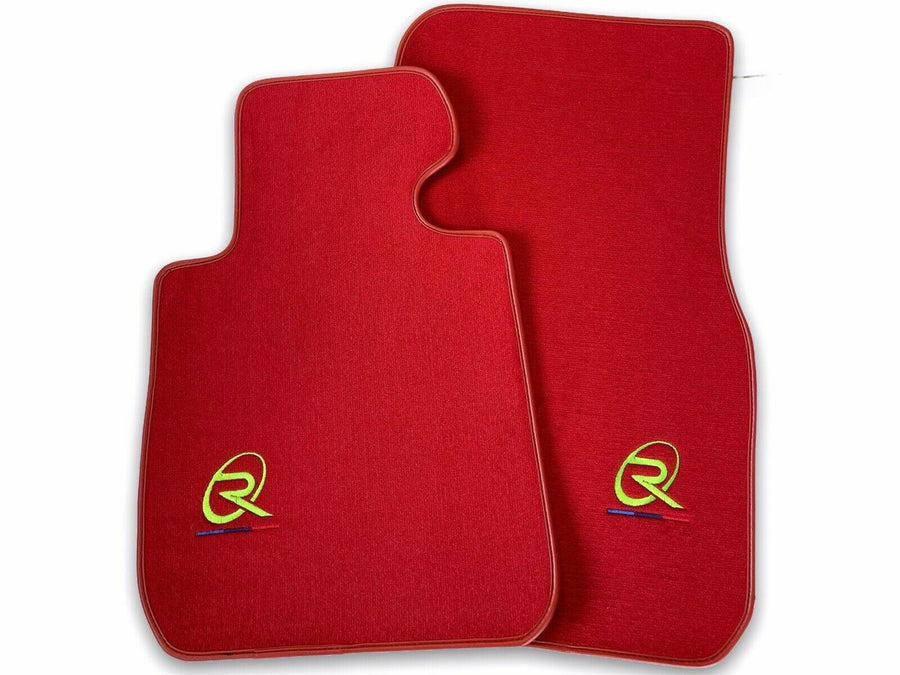 Red Floor Mats For BMW 6 Series F13 2-door Coupe ROVBUT Brand Tailored Set Perfect Fit Green SNIP Collection - AutoWin