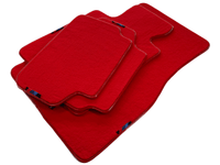 Red Floor Mats For BMW 8 Series G14 With M Package AutoWin Brand - AutoWin
