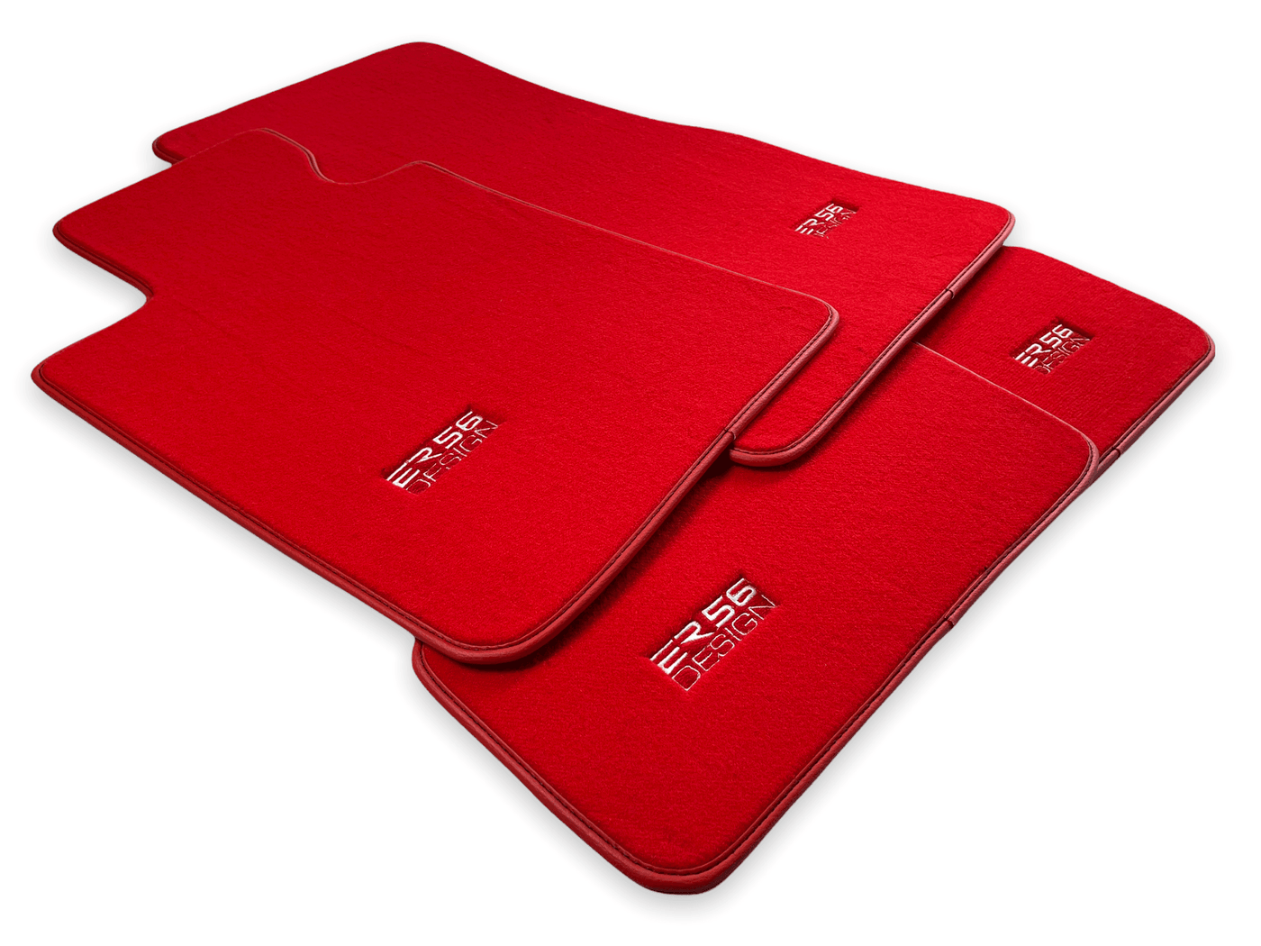 Red Floor Mats For BMW X3 Series G01 - ER56 Design Brand - AutoWin