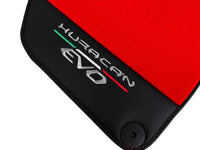 Lamborghini Huracan EVO (2014-2023): Red Mats with Black Borders