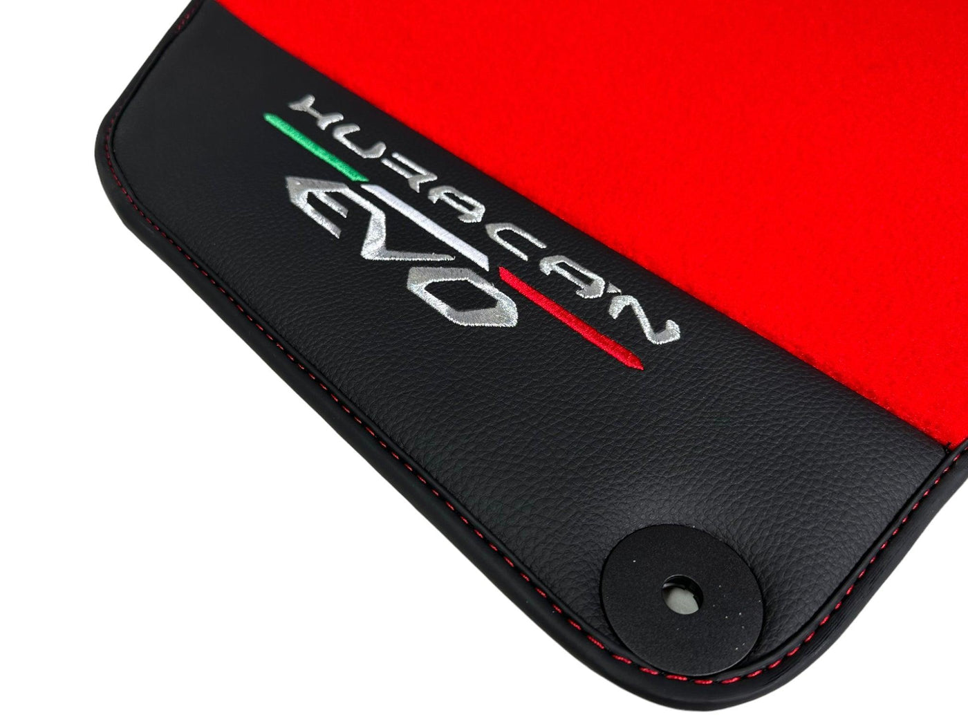 Lamborghini Huracan EVO (2014-2023): Red Mats with Black Borders