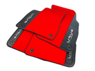 Red Floor Mats For Lamborghini Urus With Carbon Leather - AutoWin