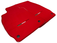 Red Floor Mats For Maserati Quattroporte IT Edition - AutoWin