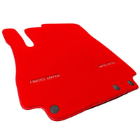 Red Floor Mats For Mercedes Benz CLK-Class C209 Coupe (2002-2009) | Limited Edition - AutoWin