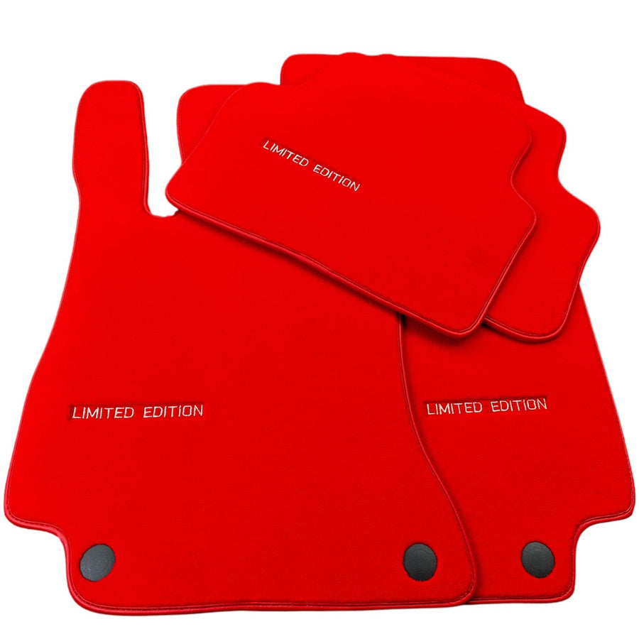 Red Floor Mats For Mercedes Benz EQA-Class H243 (2021-2023) | Limited Edition - AutoWin