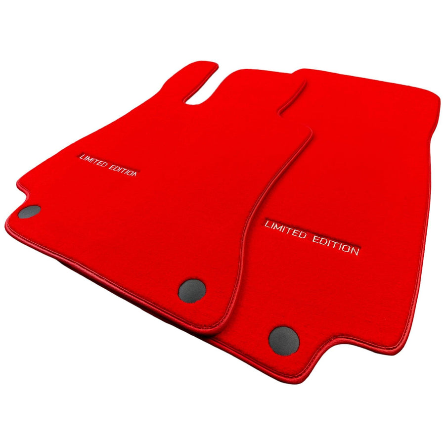 Red Floor Mats For Mercedes Benz EQC-Class N293 (2019-2023) | Limited Edition - AutoWin
