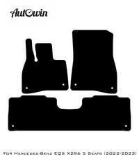 Red Floor Mats For Mercedes Benz EQS-Class X296 (2022-2023) | Limited Edition - AutoWin