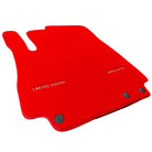 Red Floor Mats For Mercedes Benz S-Class C126 Coupe (1981-1991) | Limited Edition - AutoWin