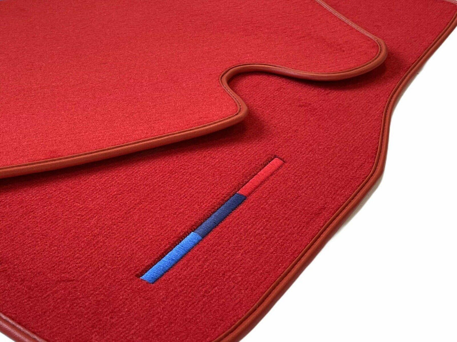 Red Mats For BMW 1 Series E88 Convertible With M Package - AutoWin
