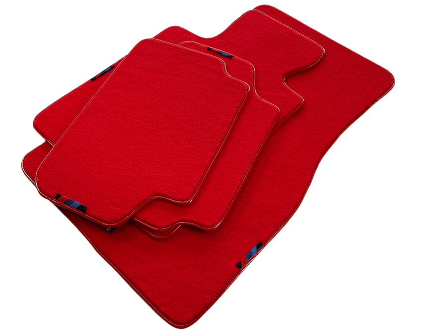 Red Mats For BMW 3 Series E36 4-door Sedan With M Package AutoWin Brand - AutoWin
