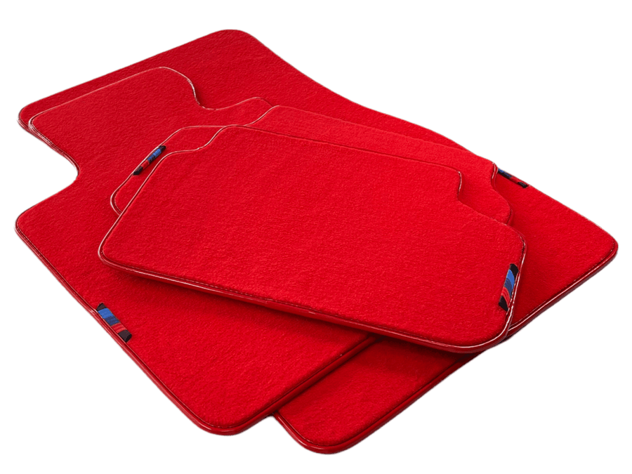 Red Mats For BMW 4 Series G22 Coupe With M Package AutoWin Brand - AutoWin